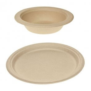 Green choice Bamboo Plates and Bowls product image